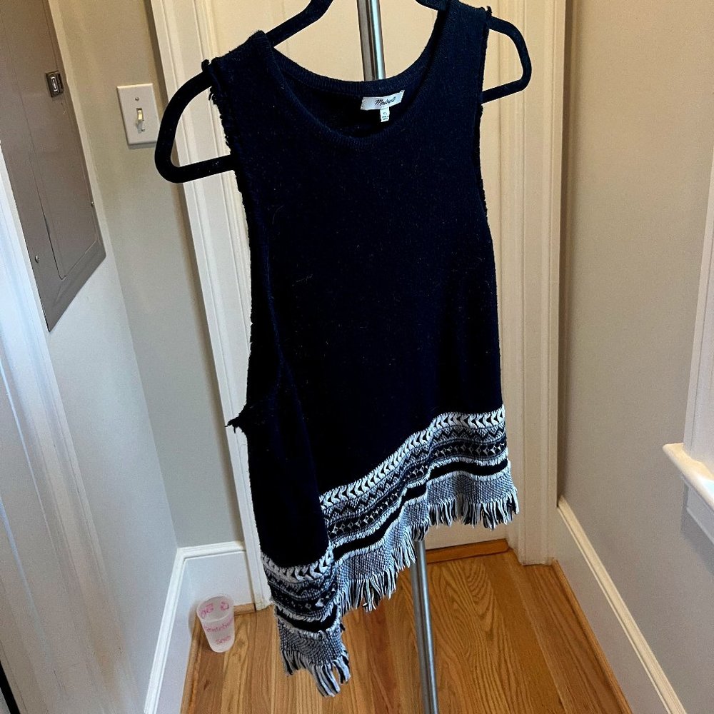 Madewell Black Villagrove Sweater-tank